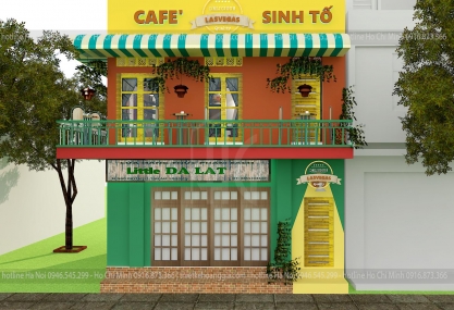 Thiết kế quán cafe Lasvegas - anh Nho